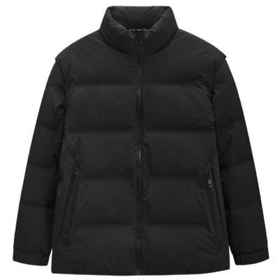 九牧王男士厚款保暖面包羽绒服2025冬季新款短款立领男款外套