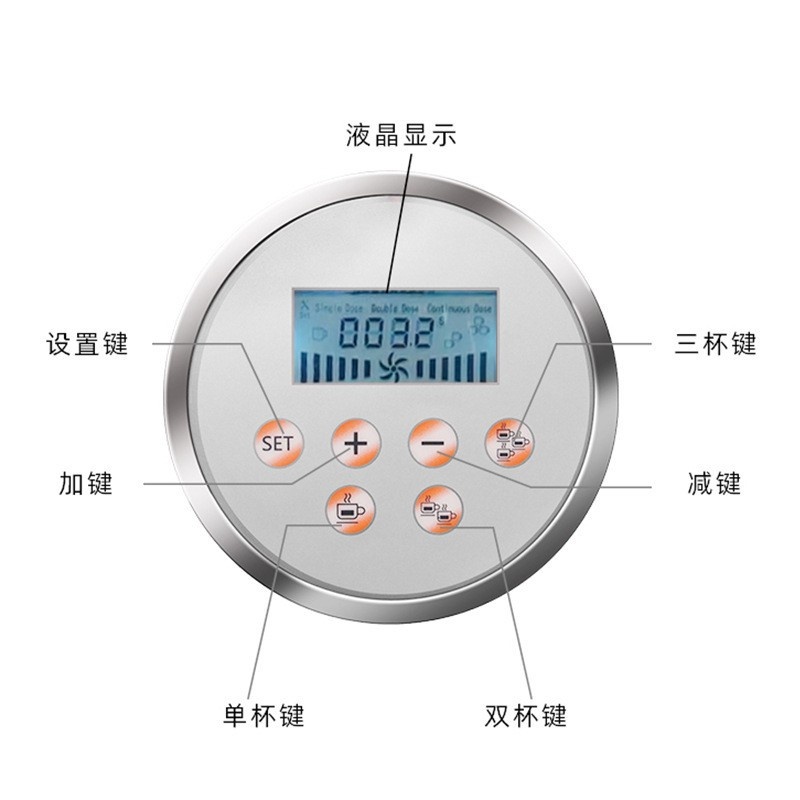 跨境900A磨豆机商用专业意式电动磨豆机定量咖啡豆电控研磨机