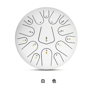 v12寸15音空灵鼓手碟钢舌鼓色空鼓忘无忧鼓梵音鼓鼓成人儿童
