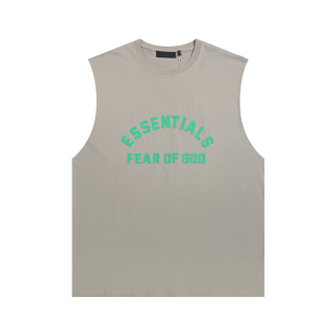 FEAR OF GOD FOG复线ESSENTIALS潮牌美式高街宽松无袖T恤男女背心
