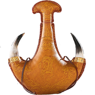 皮囊马奶酒内蒙古特产真牛角龙驹52度500ml人气礼品酒白酒送礼