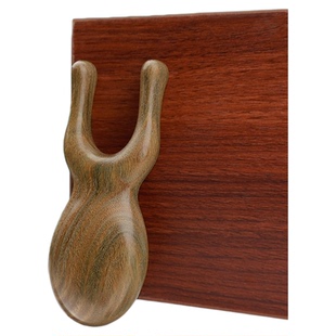 刮鼻梁神器眼周按摩小青蛙蜗牛多功能疏通经络檀木梳面头部拨筋棒