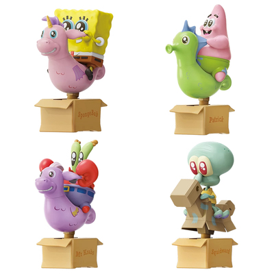 海绵宝宝创意摇摇马可动玩偶周边