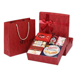 欧式喜糖礼盒含糖成品伴手礼高端公司伴娘女结婚可放烟订婚回礼品