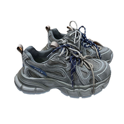 老爹鞋女款2025新款秋季99-1厚底女鞋巨好看今年流行爆款运动鞋灰