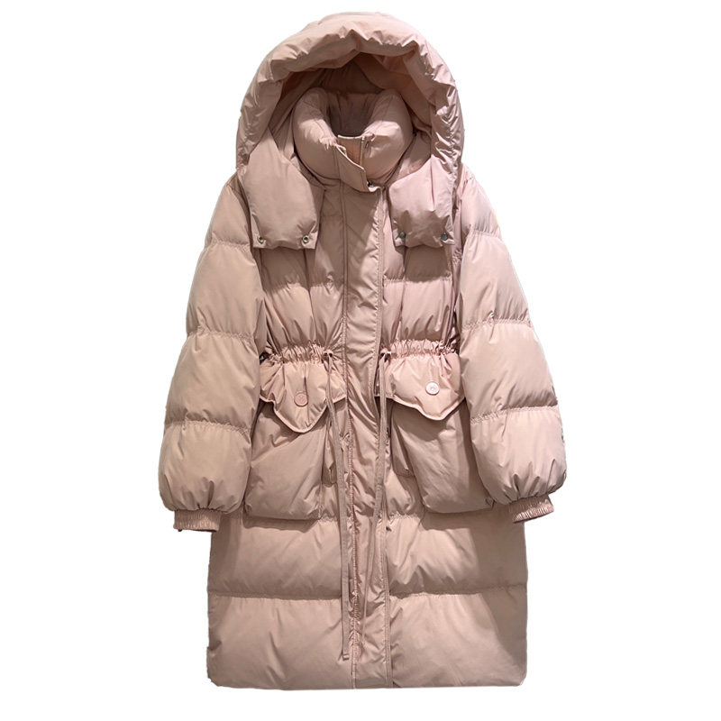 长款羽绒服帆辰一品韩版连帽高端