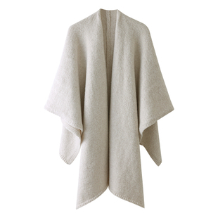 HAMYIHO老钱风针织披肩外套女初春外搭斗篷大衣2026新款小众上衣