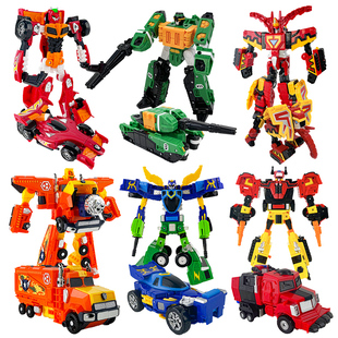 咖宝车神玩具 重工战队重甲兽王泰山雄兵合体变形机器人男孩儿童
