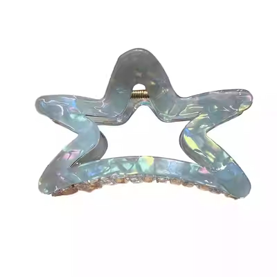 五角星星夹头发的夹子新款鲨鱼夹