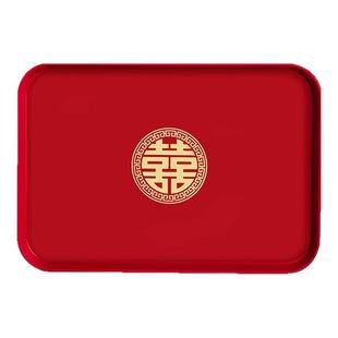 结婚敬茶托盘敬茶杯套装红喜碗喜筷婚庆新娘改口一对婚礼用品大全