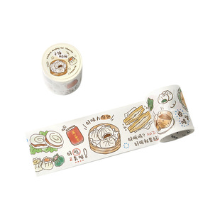 好好生活计划和纸胶带美食零食杂物杂货手帐贴纸贴画手账装饰素材