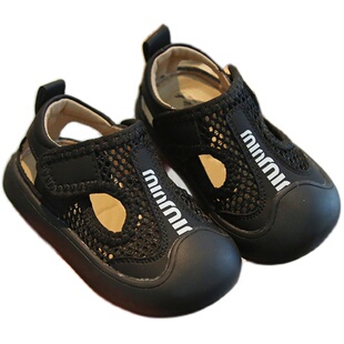 男宝宝凉鞋春夏季透气单网鞋子软底防滑1一3岁男童女婴幼儿学步鞋