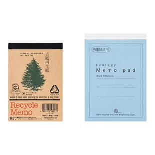 花田笔店 仲林日本便签本拍纸本A6空白草稿纸涂鸦绘画便利贴文具