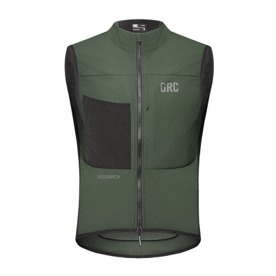 GRC桀骜无尽秋冬RESEARCH轻量化防风抓绒保暖骑行马甲男女同款