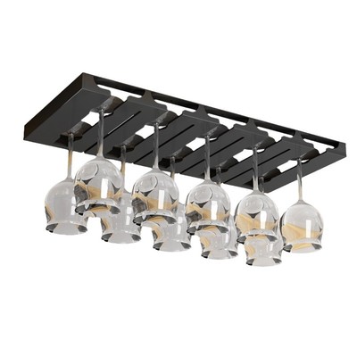 免打孔不锈钢酒杯倒挂家用