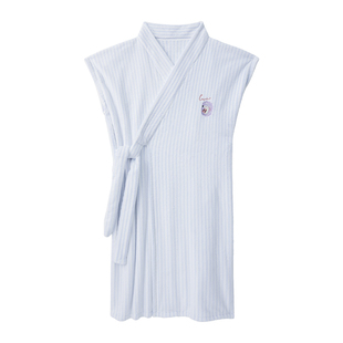 三利10A抗菌浴袍女款四季通用吸水速干可穿浴巾夏季日式浴裙浴衣