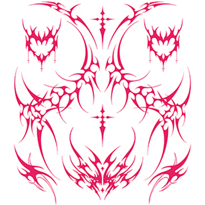 助兴私密荧光辣妹纹身贴男女