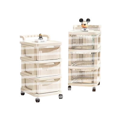 小推车零食置物架收纳柜