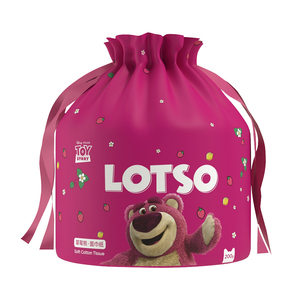 草莓熊洗脸巾一次性加大加厚悬挂式干湿两用擦脸巾绵柔巾洁面毛巾