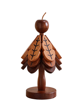 圣诞树隔热垫摆件创意桌面装饰品