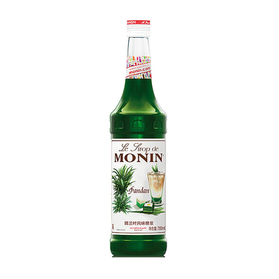 赠压头monin莫林糖浆班兰叶奶茶