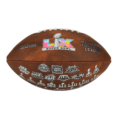 WilsonNFL超级碗复古设计橄榄球