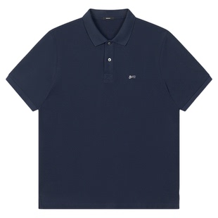 DENHAM2026年夏季新款男士商务休闲刺绣LOGO日常短袖POLO衫上衣