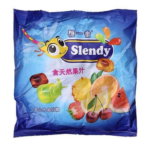 俄罗斯小蜻蜓软糖进口食品KDV爆浆夹心Q弹混合装休闲零食特产软糖