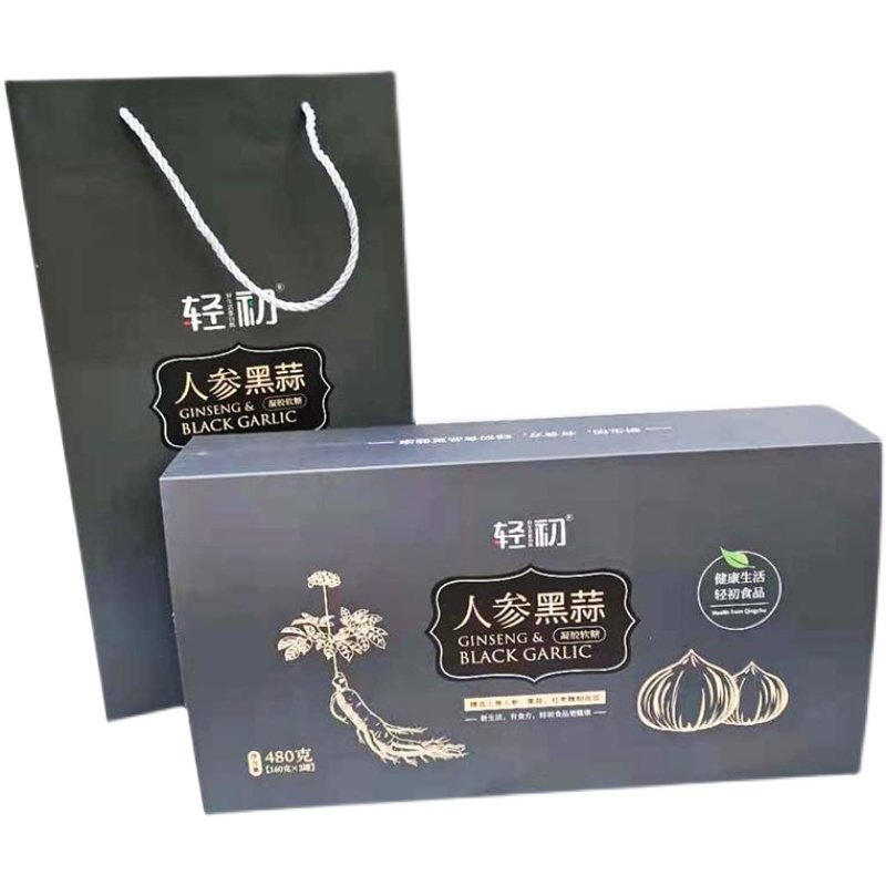 人参山东特产黑蒜160克礼品