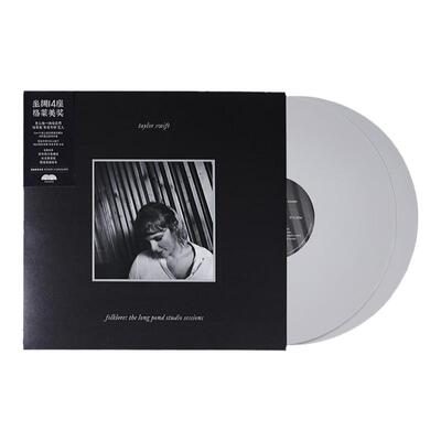 正版霉霉专辑Taylor泰勒斯威夫特 民间故事长池录音室现场2LP灰胶