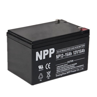 NPP耐普蓄电池NP12-4 12V4AH全新铅酸免维护电池应急门禁医疗仪器