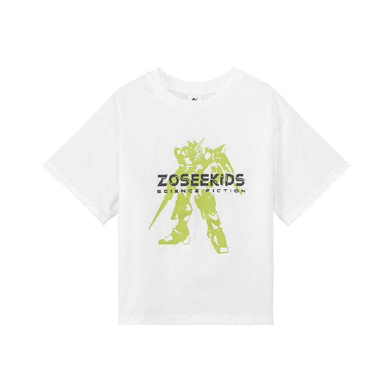 左西童装男童短袖T恤儿童夏装上衣2025新款男孩大童凉感半袖打底