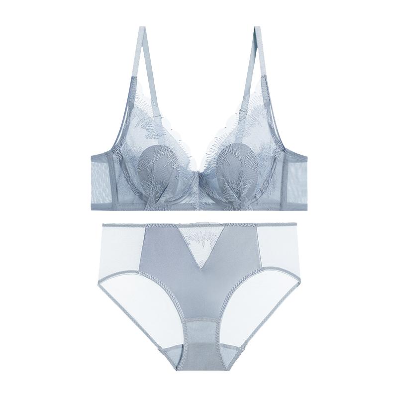 大胸显小/小胸聚拢文胸套装