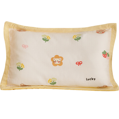 米苏纯棉儿童枕套牛奶绒宝宝整套