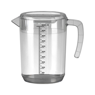 冷水壶耐高温食品级家用透明凉水壶果汁扎壶塑料量杯泡茶桶大容量