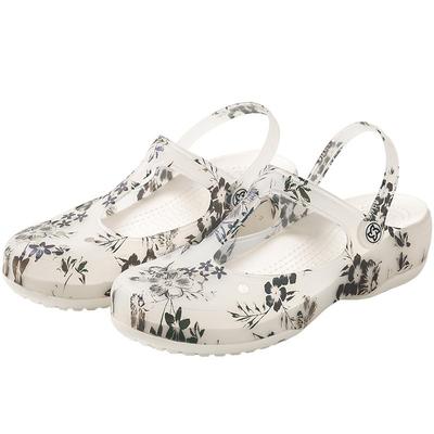 远港水墨青花瓷女士凉拖