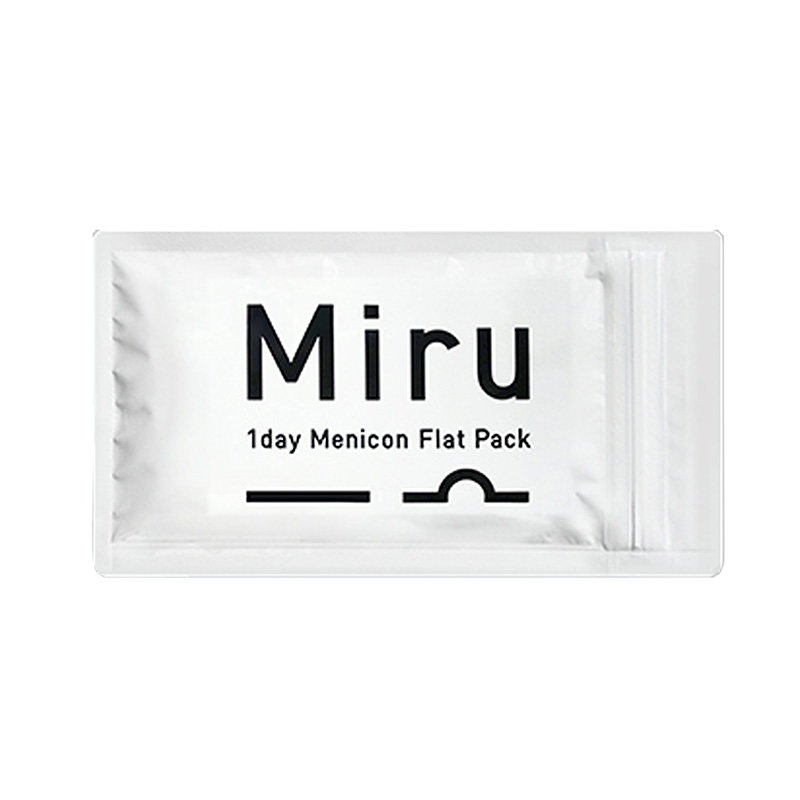 日本米如Miru隐形近视眼镜日抛盒6片一次性隐型透明片官方旗舰店