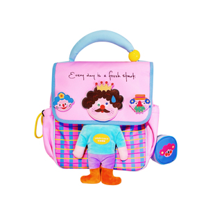 有蒂棵棵原创IP情侣双肩包女上班通勤轻便背包学生玩偶书包礼物