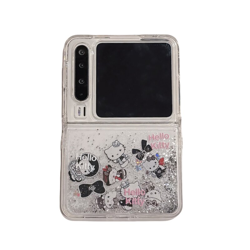 闪粉流沙HelloKitty折叠屏壳