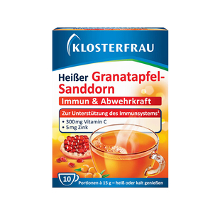 【自营】德国修女VC靓白鲜萃饮活力维C锌石榴沙棘味冲饮 10袋/盒