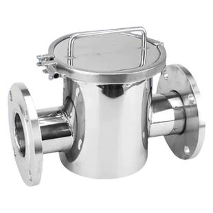 管道除铁器食品级液体浆料磁性过滤器不锈钢强磁棒高强磁棒过滤器