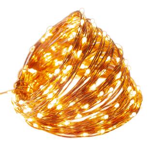 LED防水超长彩灯闪灯串灯满天星生日婚庆商场布置装饰吊顶铜线灯