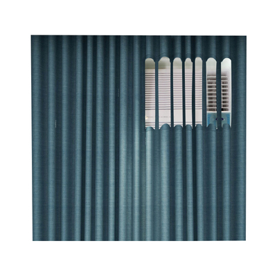 香港99包邮集运定制冷气开口窗帘