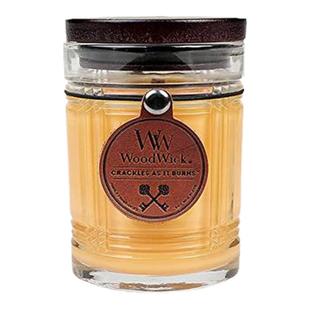 送点火器 woodwick香薰蜡trilogy三部曲中瓶香氛皮标温暖房间扩香