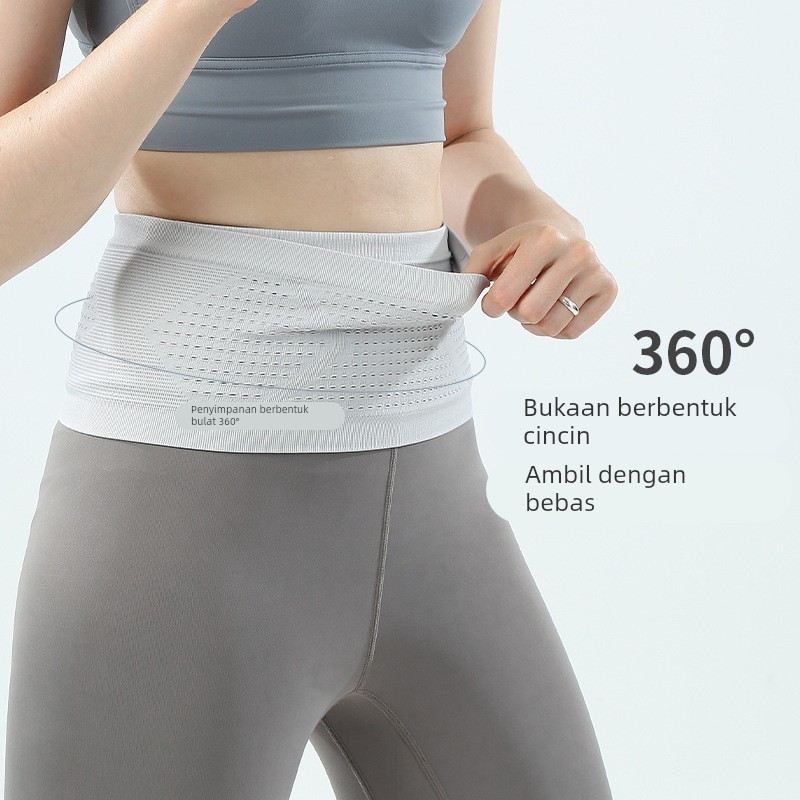 跑步专用护腰带可放手机暴汗束收腹男女专业运动健塑身深蹲呼啦圈