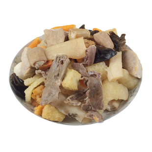 寻味福建小吃福州特产美食福清杂烩汤酸辣鱿鱼汤荔枝肉火锅配料