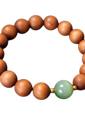 汁汁文房 【璞泊】10mm黑肉老山檀手串