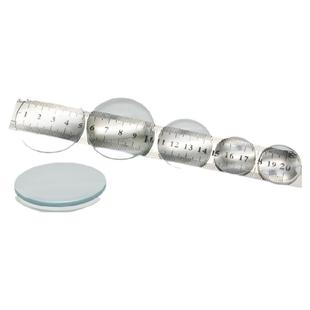 凹凸透镜镜片玻璃学生儿童自制望远镜材料科学小实验345cm焦距物理光学实验器材手工DIY照相机双凹平凸镜片