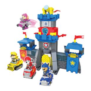 中国产拼插积木汪汪队救援骑士总部塔楼模型城堡拼装莱德狗狗队