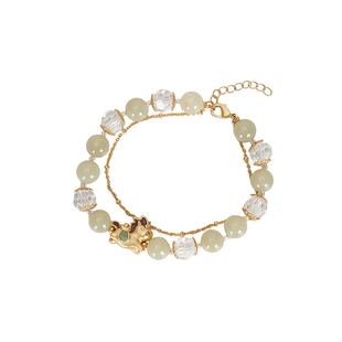 大英博物馆马上有钱和田玉手链女手串马年本命年礼物生日礼物女生